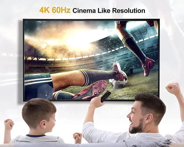 Alt view image 3 of 7 - HDMI Cable, CableCreation 6 Feet Left Angle 90 Degree Vertical Left 4K HDMI 2.0 Cable, Support 4K Ultra HD, 3D Video, Ethernet, Audio Return Channel, Black