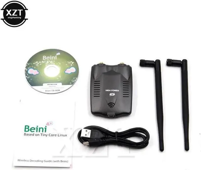 Main image of For Beini internet USB Wireless Network Card Wifi Adapter Decoder Ralink 3070 High Power 3000mW Dual omni Antenna