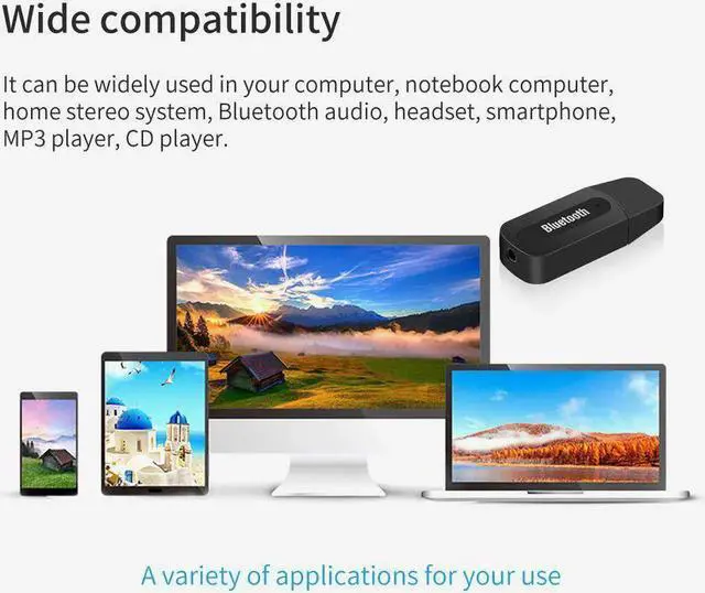Alt view image 3 of 5 - USB Adapter Bluetooth Adapter Stereo Audio To Speaker Sound Box USB Bluetooth Audio Receiver For IPhone 4/5/6 Plus
