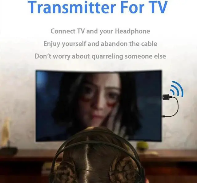 Alt view image 4 of 5 - 5.0 2 in 1 Bluetooth Transmitter Receiver USB AUX 3.5mm Stereo music audio KN320 Bluetooth Wireless Adapter For TV Headphone Car