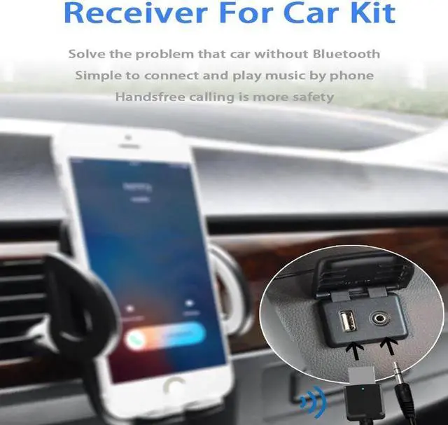 Alt view image 3 of 5 - 5.0 2 in 1 Bluetooth Transmitter Receiver USB AUX 3.5mm Stereo music audio KN320 Bluetooth Wireless Adapter For TV Headphone Car