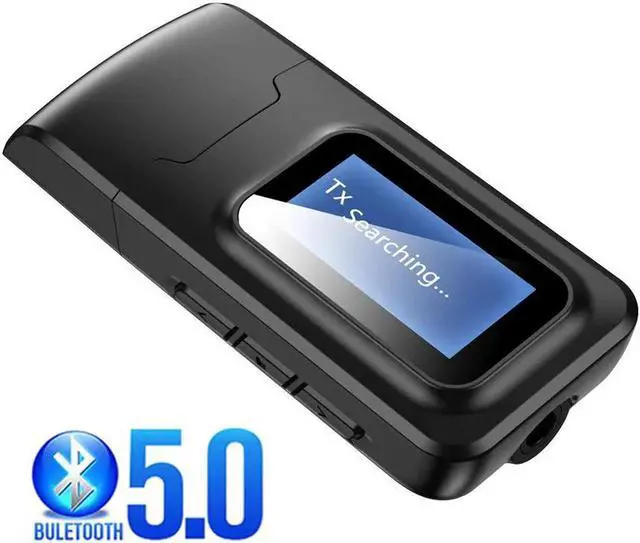 Main image of JAENFONG Bluetooth 5.0 Receiver Transmitter LCD Display 3.5mm AUX USB Dongle Stereo Music Wireless Audio Adapter For PC TV Headphone Car