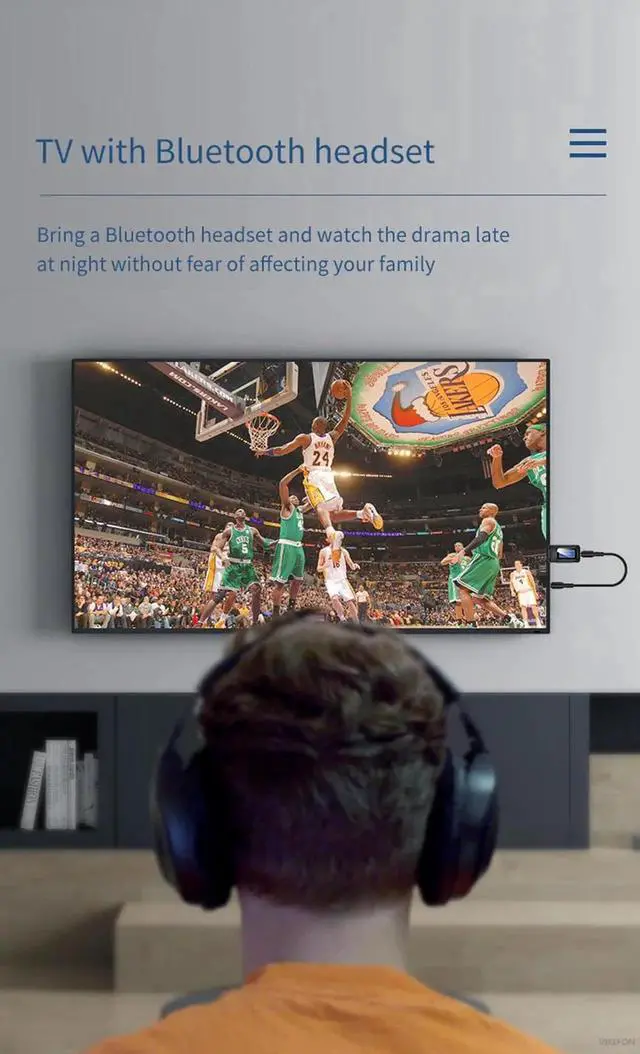 Alt view image 3 of 5 - JAENFONG Bluetooth 5.0 Receiver Transmitter LCD Display 3.5mm AUX USB Dongle Stereo Music Wireless Audio Adapter For PC TV Headphone Car