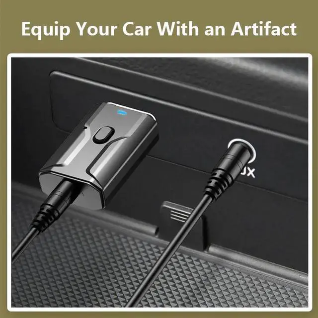 Alt view image 2 of 5 - JAENFONG Bluetooth 5.0 Audio Receiver Transmitter 4 IN 1 Mini 3.5mm Jack AUX RCA Stereo Music Wireless Adapter for TV Car PC TSLM1