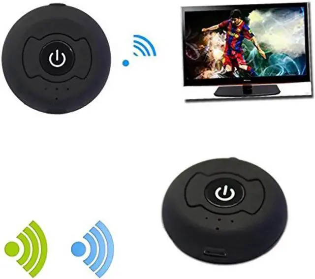 Alt view image 5 of 5 - JAENFONG Connection Portable Bluetooth 5.0 RCA Aux 3.5mm Stereo Audio TV Transmitter Wireless Music Adapter For Two Headphones