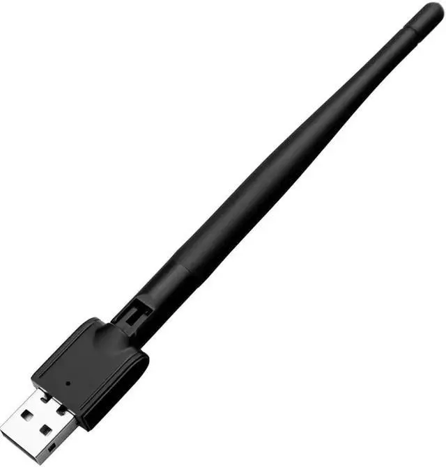 Alt view image 2 of 5 - JAENFONG Adapter Mini Wifi Dongle Wireless WiFi Network Card 150M 2.0 802.11 B/g/n LAN Antenna Adapter Black For Laptop PC