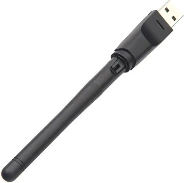 Alt view image 3 of 5 - JAENFONG 150mbps RT5370 USB 2.0 WiFi Wireless Adapter 802.11 b/g/n LAN Adapter with rotatable Antenna Network Card