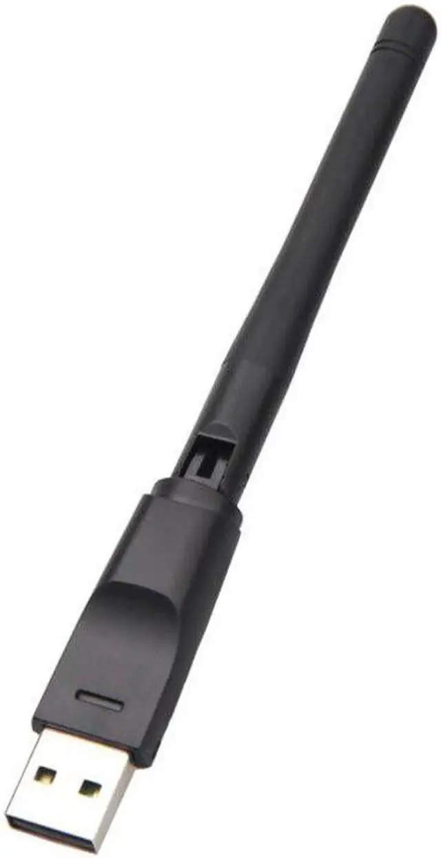 Alt view image 5 of 5 - JAENFONG 150mbps RT5370 USB 2.0 WiFi Wireless Adapter 802.11 b/g/n LAN Adapter with rotatable Antenna Network Card