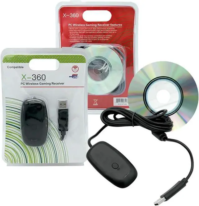 Main image of JAENFONG USB Wireless Controller Gamepad PC Computer Laptop Gaming Receiver Adapter for XBOX 360 Xbox360 X-360 Game Accessories
