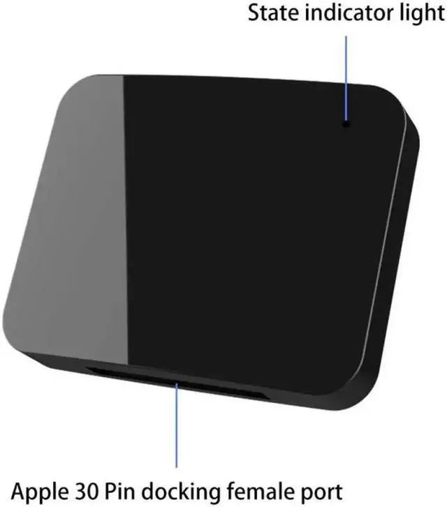 Alt view image 2 of 5 - JAENFONG Receiver 5.0 Wireless Adapter Stereo 30 Pin Music For Sounddock II 2 IX 10 Speaker 5.0 Audio Receiver