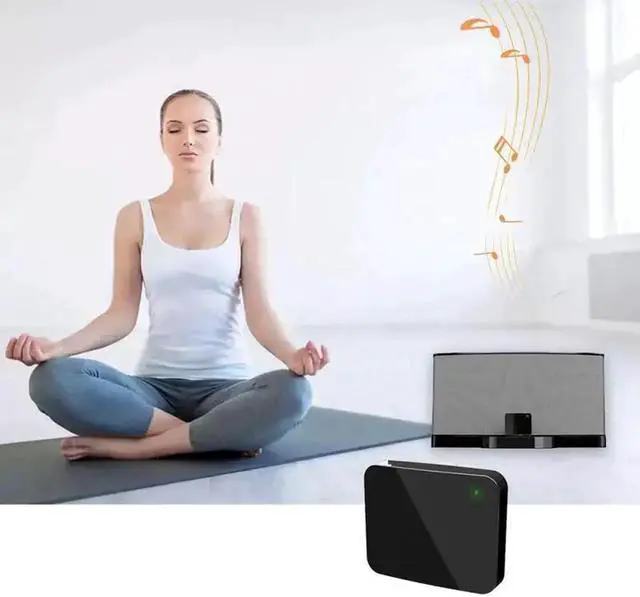 Alt view image 4 of 5 - JAENFONG Receiver 5.0 Wireless Adapter Stereo 30 Pin Music For Sounddock II 2 IX 10 Speaker 5.0 Audio Receiver
