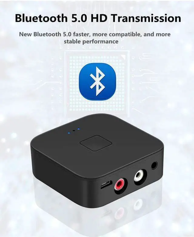 Alt view image 2 of 5 - JAENFONG 5.0 Receiver RCA Audio APTX LL 3.5mm 3.5 AUX Music Wireless Adapter For Car TV Speakers Audio Receiver