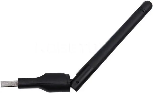 Alt view image 2 of 5 - JAENFONG 150Mbps USB 2.0 WiFi Wireless Network Card Ralink RT5370 802.11 b/g/n LAN Adapter with rotatable Antenna for PC Laptop