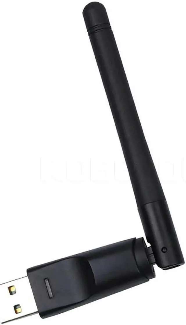 Alt view image 5 of 5 - JAENFONG 150Mbps USB 2.0 WiFi Wireless Network Card Ralink RT5370 802.11 b/g/n LAN Adapter with rotatable Antenna for PC Laptop