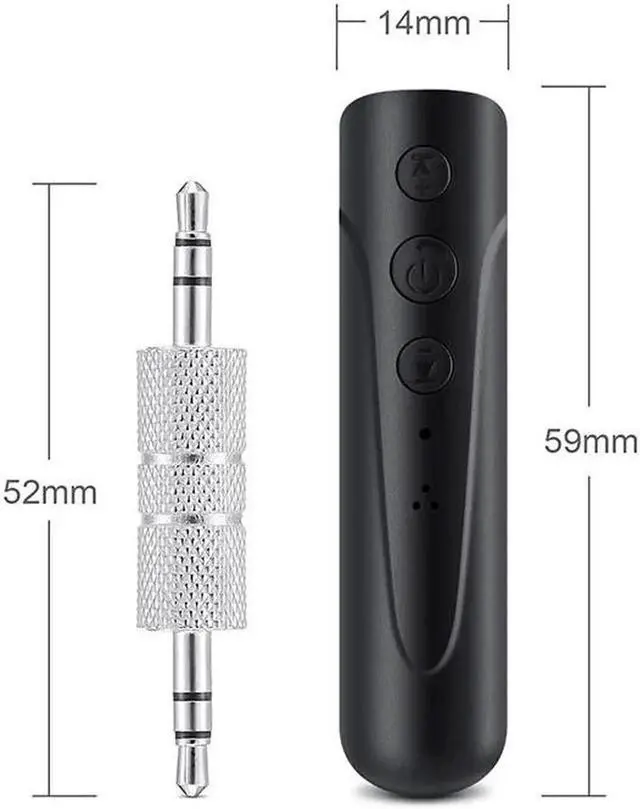 Alt view image 2 of 5 - JAENFONG 4.1 Receiver 3.5mm Jack Aux Audio Receiver Adapter For Phone Headphone Wireless Music MP3 Car Kit Adapter