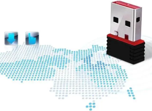 Alt view image 5 of 5 - JAENFONG Mini Network Card Wifi Adapter USB 150Mbps Dongle LAN For PC Wireless