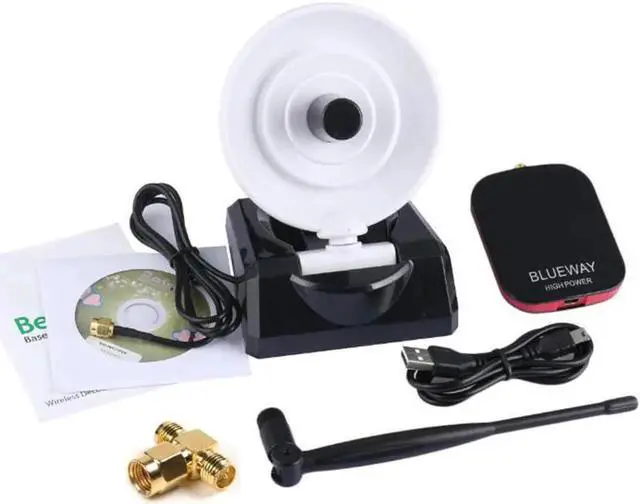 Alt view image 3 of 5 - JAENFONG High Power Ralink3070 long range adapter WirelessN 801.11n 2.4GHz Wi-fi Dongle Network Card With High gain dual antenna