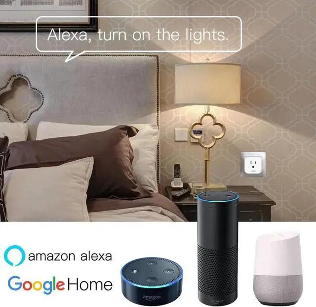 Alt view image 2 of 5 - JAENFONG Smart US Plug Electrical Power Socket Adapter Outltes Timer Wireless App Remote Control by Smartlife Tuya Alexa Google Home