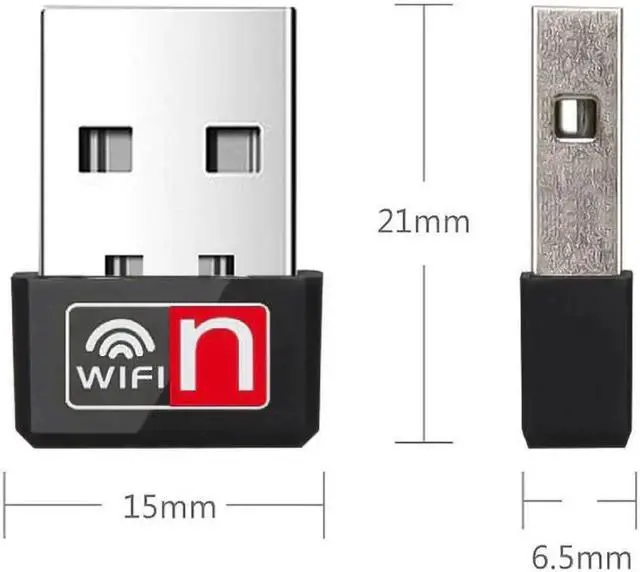 Alt view image 2 of 12 - JAENFONG USB Adapter 150Mbps Wi-Fi Adapter MT7601/RTL8188GU For PC USB Ethernet WiFi Dongle 2.4G Network Card Wi Fi Receiver