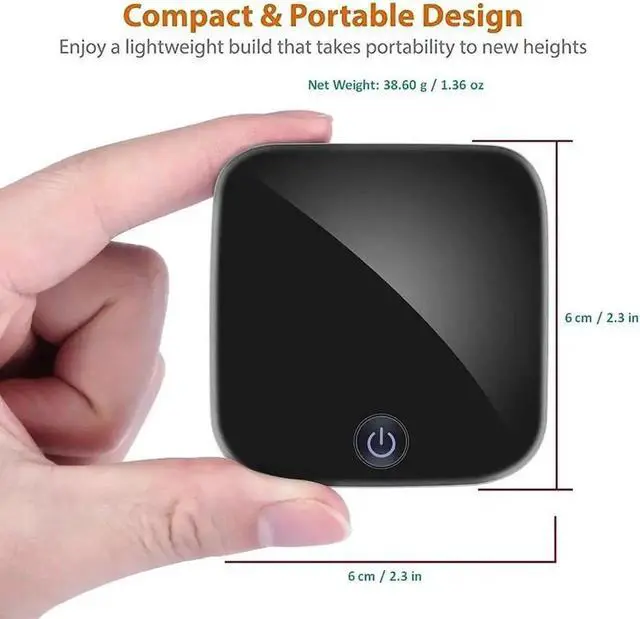 Alt view image 2 of 5 - JAENFONG 2 IN 1 BTI-029 Bluetooth Audio Transmitter Receiver 3.5mm AUX SPDIF Wireless Bluetooth Adapter for Bluetooth earphone TV/PC