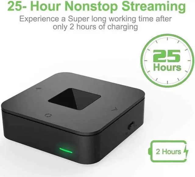 Alt view image 5 of 5 - JAENFONG LL Bluetooth V5.0 Transmitter Receiver 3.5mm AUX USB Wireless Audio Adapter Dongle for PC TV Headphones Speaker Car Stereo