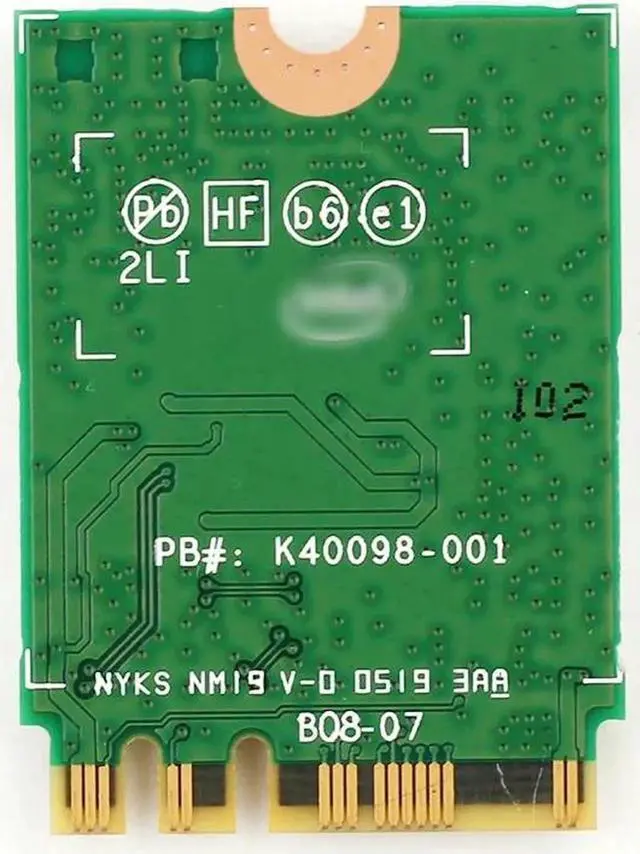 Alt view image 3 of 5 - JAENFONG band 2.4Gbps 802.11ax Wi-Fi 6 Desktop Kit AX200 Bluetooth 5.0 Wifi Card 2.4G/5Ghz MU-MIMO AX200NGW Adapter Antenna