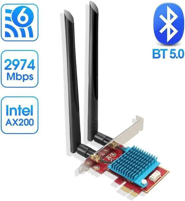 Main image of JAENFONG WiFi Adapter 5 Ghz WiFi 6 ngw Wifi pci Antenna Wi fi Dongle Wi-Fi Bluetooth Adapter Network Card PCI Express