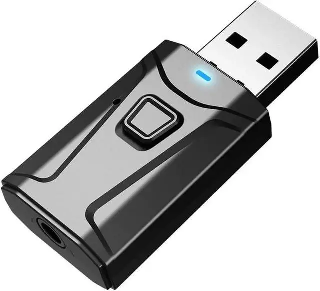 Alt view image 4 of 5 - JAENFONG Bluetooth 5.0 Audio Receiver Bluetooth Transmitter 4 IN 1 Mini 3.5mm Jack AUX RCA Stereo Music Wireless Adapter For TV PC