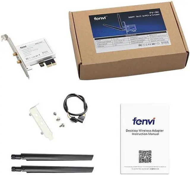 Alt view image 2 of 5 - JAENFONG Wireless Wifi PCI-E Adapter AX200 NGFF M.2 Wi-Fi Dual Band 2400Mbps Bluetooth 5.1 Card 802.11ac/ax Windows 10