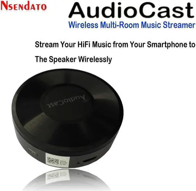 Alt view image 3 of 5 - JAENFONG M5 DLNA Airplay Adapter Wireless Wifi Music Audio Streamer Receiver Audio Music Speaker For Spotify Multi Room Streams