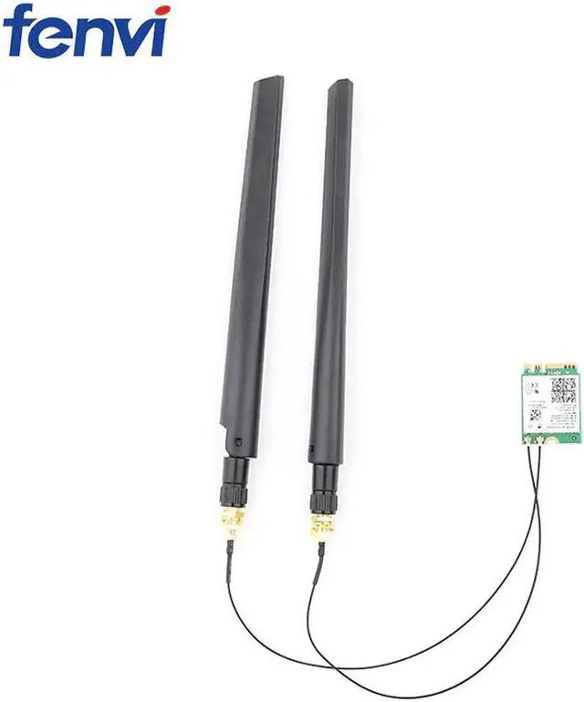 Alt view image 4 of 5 - JAENFONG band 2.4Gbps 802.11ax WiFi6 Desktop Kit AX200 Bluetooth 5.0 Wifi Card 2.4G/5Ghz MU-MIMO AX200NGW Adapter Antenna