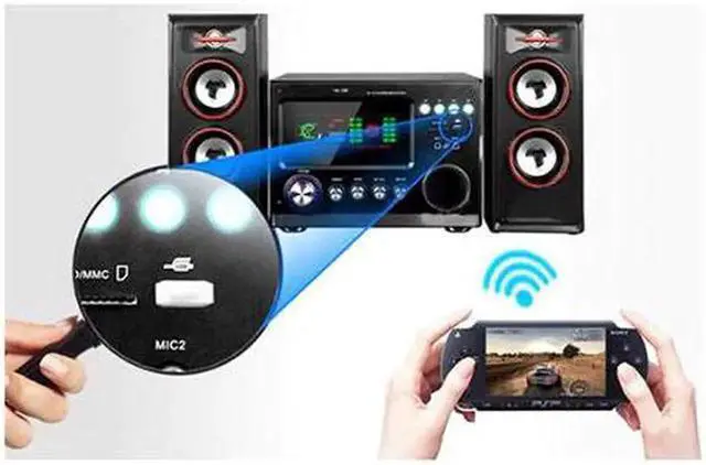 Alt view image 2 of 5 - JAENFONG Bluetooth Stereo Music Receiver Wireless Audio Adapter Dongle Kit Built In Microphone For Speaker For Phone Car