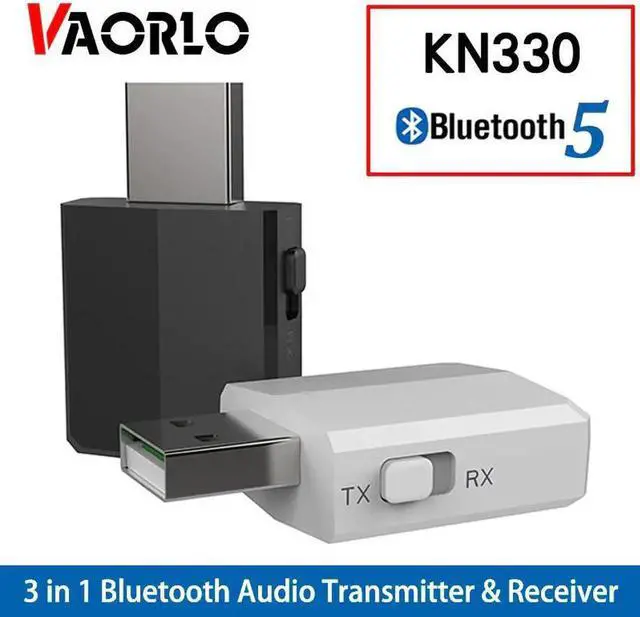 Main image of JAENFONG USB Bluetooth 5.0 Transmitter Receiver BT 3.5 mm AUX Jack 3 IN 1 Stereo Audio Music Wireless Bluetooth Adapter For TV Car