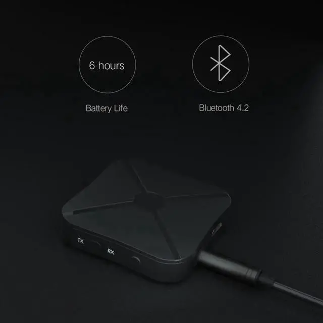 Alt view image 5 of 5 - JAENFONG KN319 Bluetooth 4.2 Receiver Transmitter 2 IN 1 Wireless Bluetooth Adapter Audio With 3.5MM AUX Audio For Home TV MP3 PC