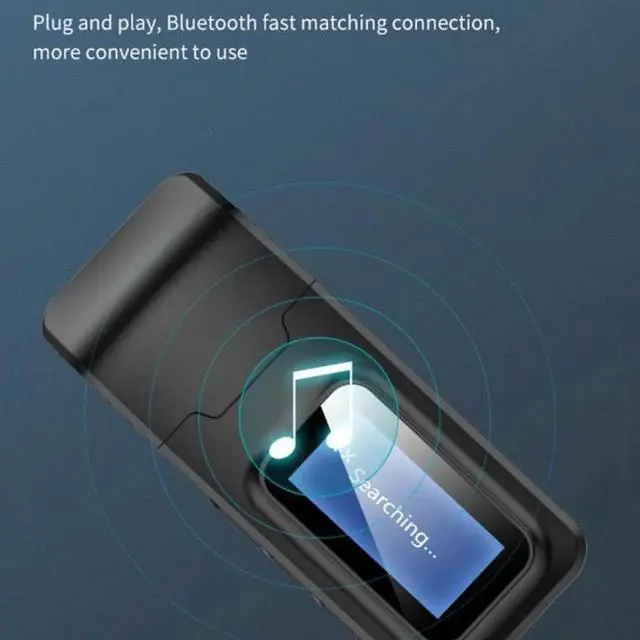 Alt view image 3 of 5 - JAENFONG 2in1 USB Dongle Bluetooth 5.0 Transmitter Receiver LCD Display Mini 3.5MM AUX RCA Stereo Audio Wireless Adapter For PC TV Car