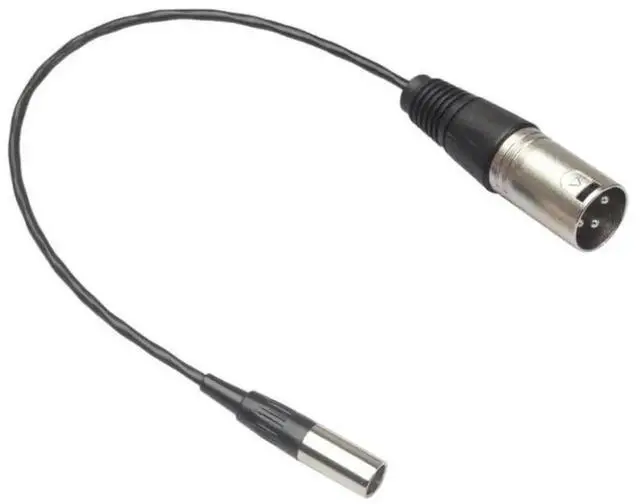 Alt view image 2 of 3 - For 3 Pin Male to 3 Pin Male XLR Mini Plug Audio Cable XLR Male to Mini XLR Male Audio Cable Connector Microphone Cable  1M