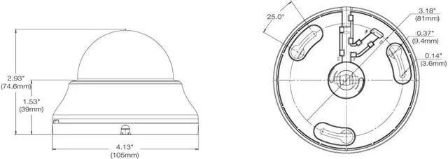 Alt view image 2 of 5 - DIGITAL WATCHDOG DWC-MD72Di28T 2MP IR WDR 3D-DNR Outdoor Network H.265 PoE Dome Camera with 2.8mm Lens. Aluminium