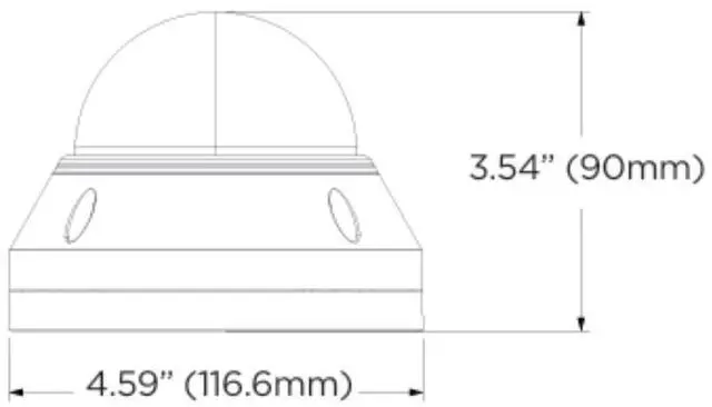 Alt view image 2 of 5 - DIGITAL WATCHDOG DWC-VSDG04Bi 4MP IR WDR 3D-DNR Outdoor Network H.265 Dome Camera with 2.8mm Lens, Metal