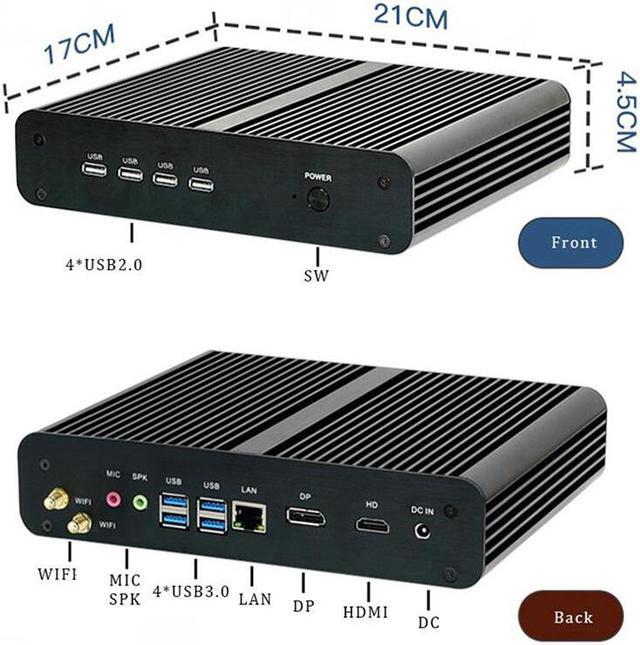 fanless barebones pc