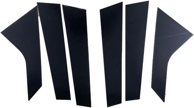 Alt view image 3 of 7 - Acaigel Gloss Black Pillar Posts Door Trim Cover Left Right For Hyundai Sonata 2020-2021