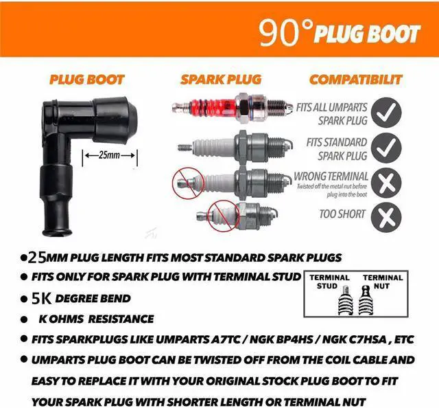 Main image of Paiying 12V Coil Ignition For 50CC-250CC Chinese Motorcycles Scooters ATV Dirt Bike Quad