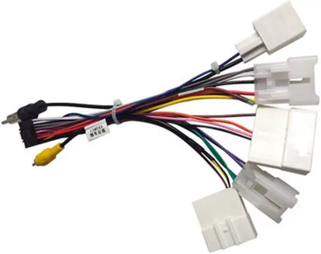 Alt view image 2 of 5 - Yingshan 1 x 16 PIN Stereo Radio Receiver Wire Wiring Cable Harness Connector for Toyota