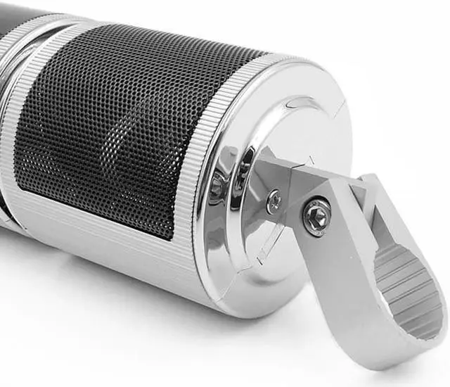Alt view image 3 of 7 - FYUU Bluetooth Motorcycle Handlebar Audio Amplifier Stereo Speaker System MP3 USB/TF
