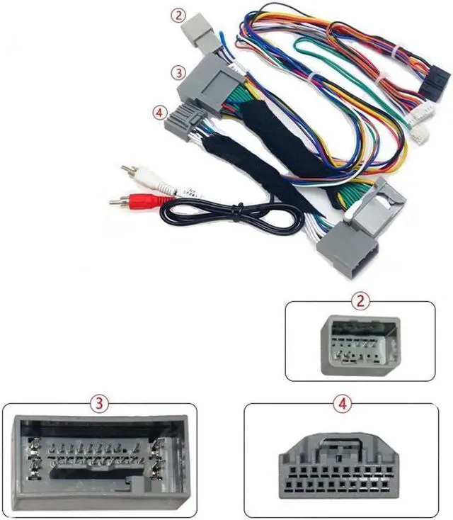 Alt view image 4 of 5 - Acaigel 16 PIN Car Android Radio Wiring Harness w/ Canbus For Honda Accord 8th 2008~2012