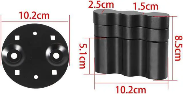 Alt view image 5 of 5 - Paiying Pack Mount for RotopaX Fuel Packs Fuel Containers fits Jeep ATV