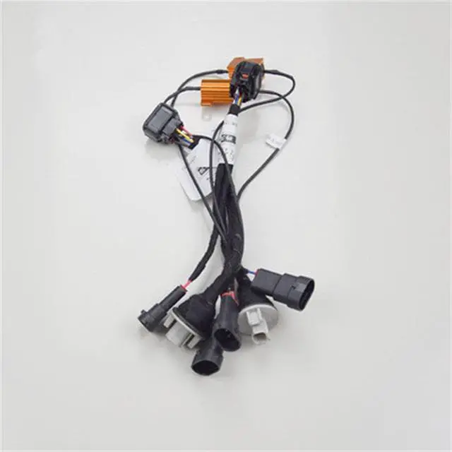 Alt view image 2 of 7 - Acaigel Halogen to LED Headlamp Adaptor Wire Harness Cable Set For Honda Civic 2016-2020