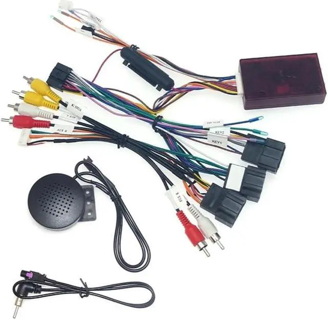 Alt view image 6 of 6 - Paiying 16Pin Android Audio Wiring Adapter For GMC Yukon 2007-14 Sierra 10-14 Silverado