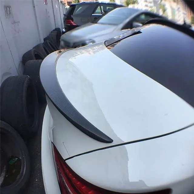 Alt view image 6 of 7 - Acaigel Gloss Black Rear Trunk Spoiler For 13-18 Mercedes C117 W117 CLA200 CLA250 CLA45