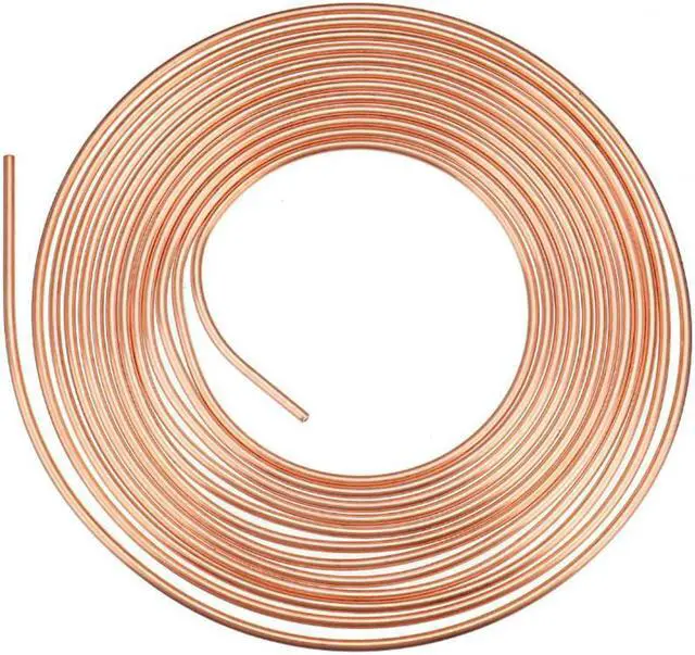 Alt view image 2 of 7 - Acaigel 5/16" O.D. Brake Line Tubing Kit Oil Tube Hose Steel Zinc Copper Nickel 25 FT US