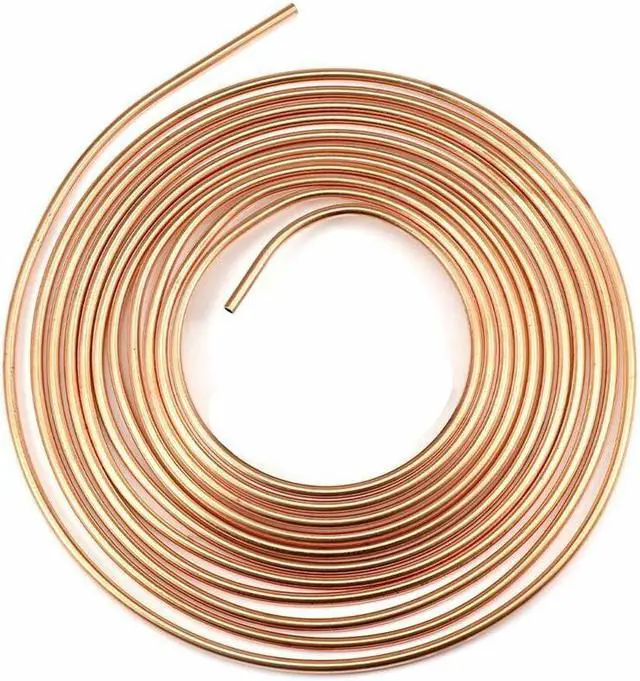 Alt view image 4 of 7 - Acaigel 5/16" O.D. Brake Line Tubing Kit Oil Tube Hose Steel Zinc Copper Nickel 25 FT US